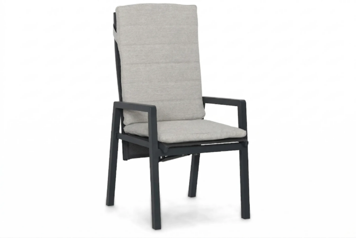 Lifestyle Garden Furniture Vivaro dining tuinstoel verstelbaar antracite – Grijs-antraciet