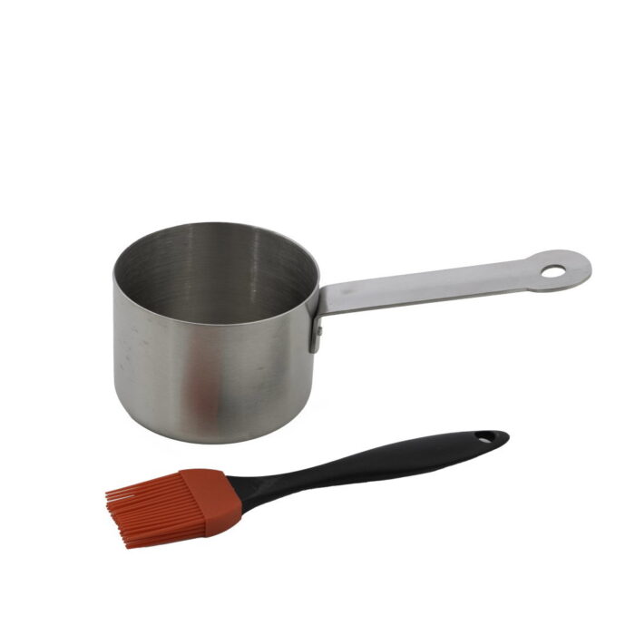 Barbecook Sauspan uit rvs met borstel 23×7,5×10,5 cm BBQ