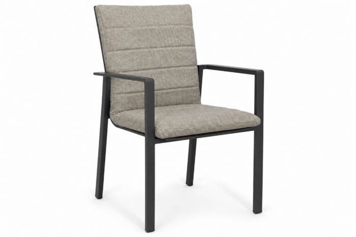 Lifestyle Garden Furniture Timo dining tuinstoel antraciet/sandy – Grijs-antraciet