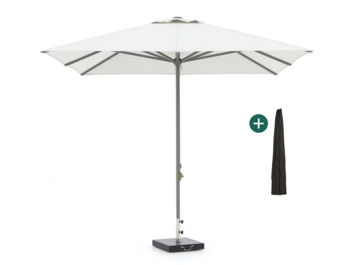 Shadowline Cuba parasol 300x300cm - Wit