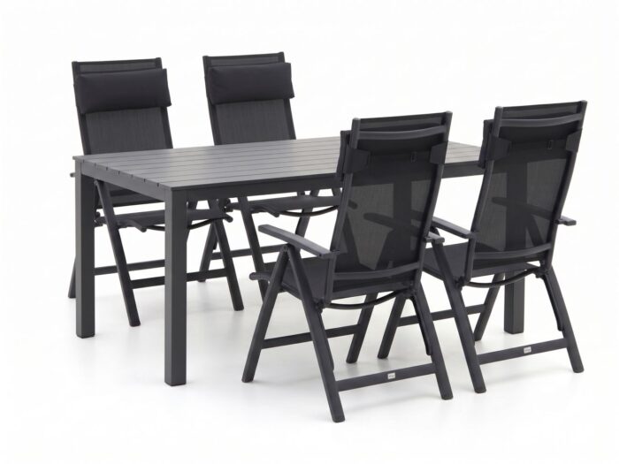 Bellagio tuinmeubelen Bellagio Avenza/Menzano 160cm dining tuinset 5-delig verstelbaar Laagste prijsgarantie!