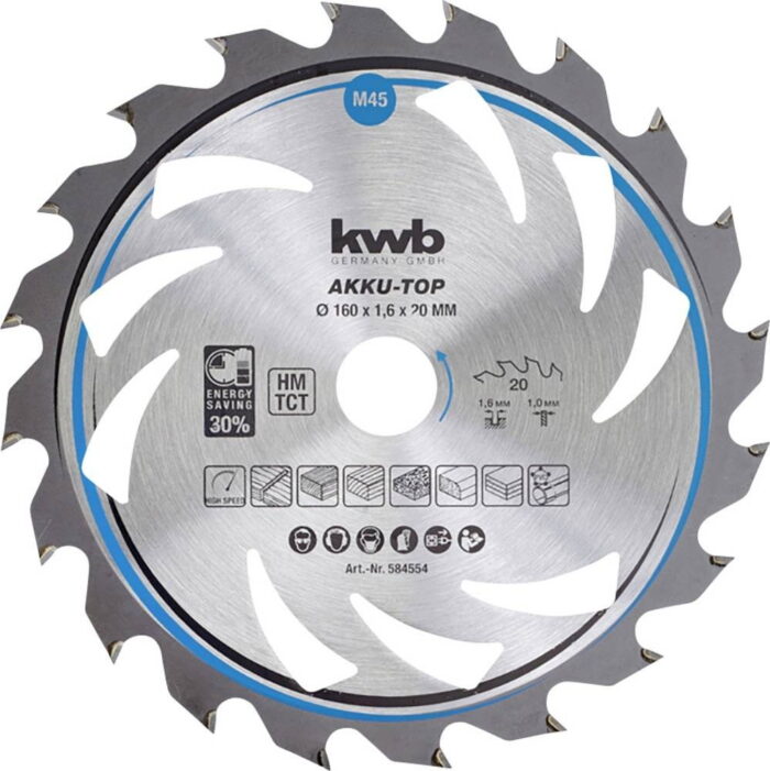 Kwb cirkelzaagblad hm 184×16 61m