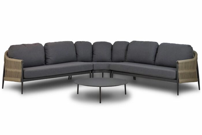 Coco Romeo/Pacific 100 cm hoek loungeset 4-delig – Taupe-naturel-bruin