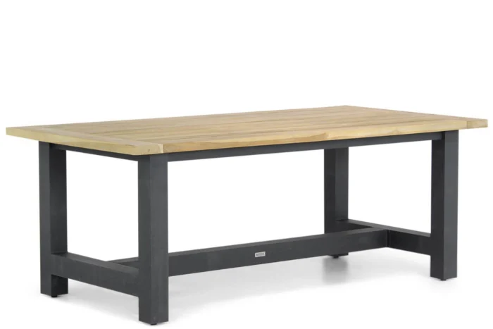 Lifestyle Garden Furniture San Francisco dining tuintafel 200 x 100 cm - Grijs-antraciet