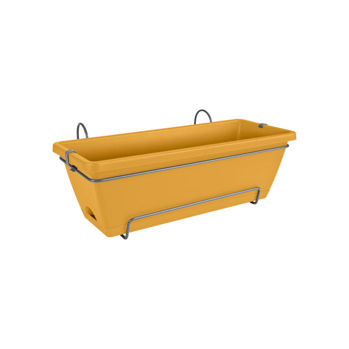 Elho Barcelona allin1 50 honey yellow plantenbak – geel