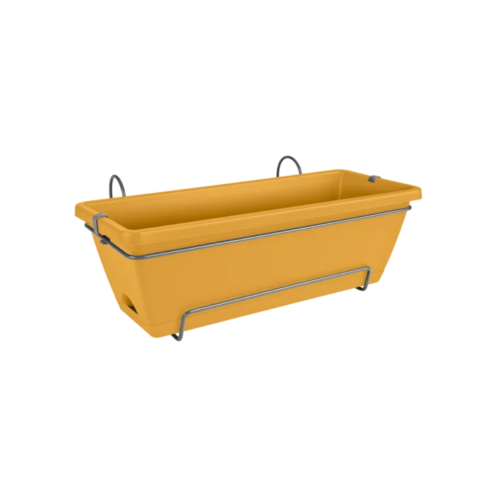 Elho Barcelona allin1 50 honey yellow plantenbak - geel