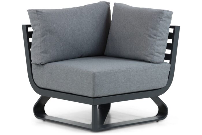 Santika Furniture Sovita hoek module – Grijs-antraciet