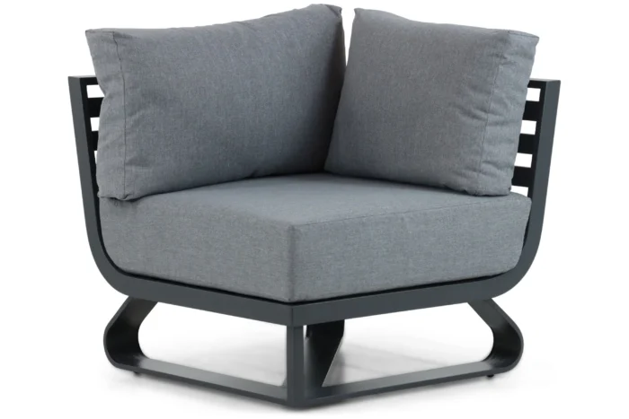 Santika Furniture Sovita hoek module - Grijs-antraciet
