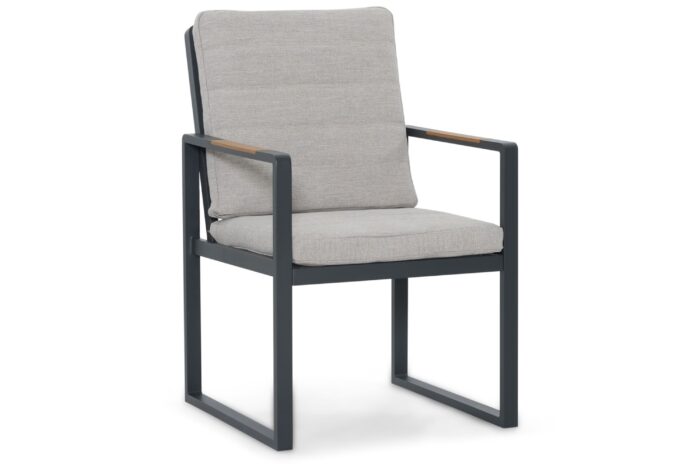 Lifestyle Garden Furniture Alessio dining tuinstoel antracite – Grijs-antraciet