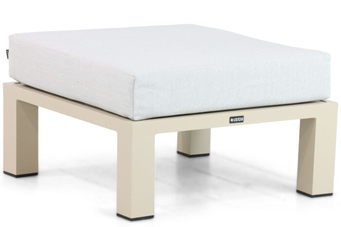 Lifestyle Garden Furniture Luca lounge voetenbank – Taupe-naturel-bruin