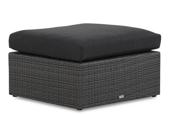 Garden Collections Houston lounge voetenbank - Grijs-antraciet