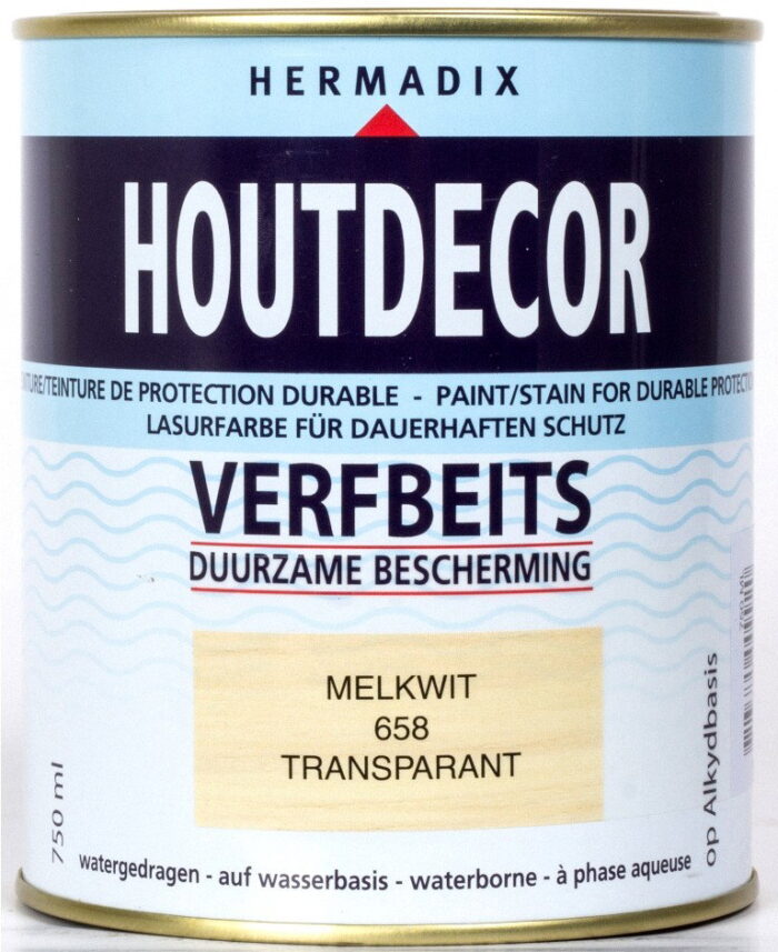 Hermadix Houtdecor 658 melkwit 750 ml – wit