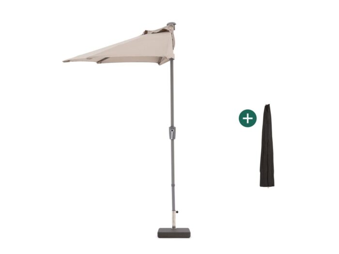 Shadowline balkonparasol 255x135cm – Taupe