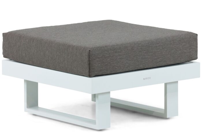 Lifestyle Garden Furniture Lorenzo lounge voetenbank – Wit