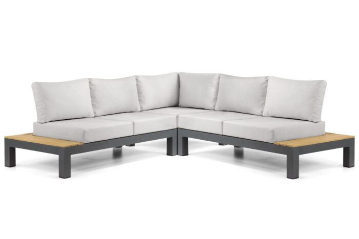 Lifestyle Garden Furniture Vittoria hoek loungeset 3-delig – Grijs-antraciet