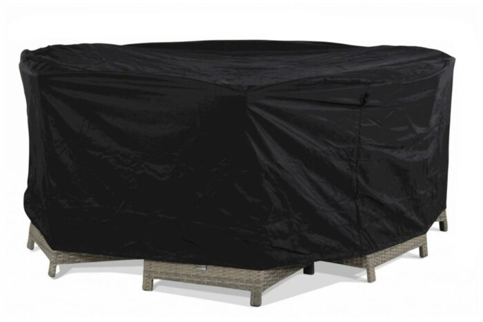 Outdoor Cover tuinsethoes rond 320 cm x (h) 85 cm – Grijs-antraciet
